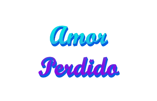 Letra de Amor Perdido AmorPerdido